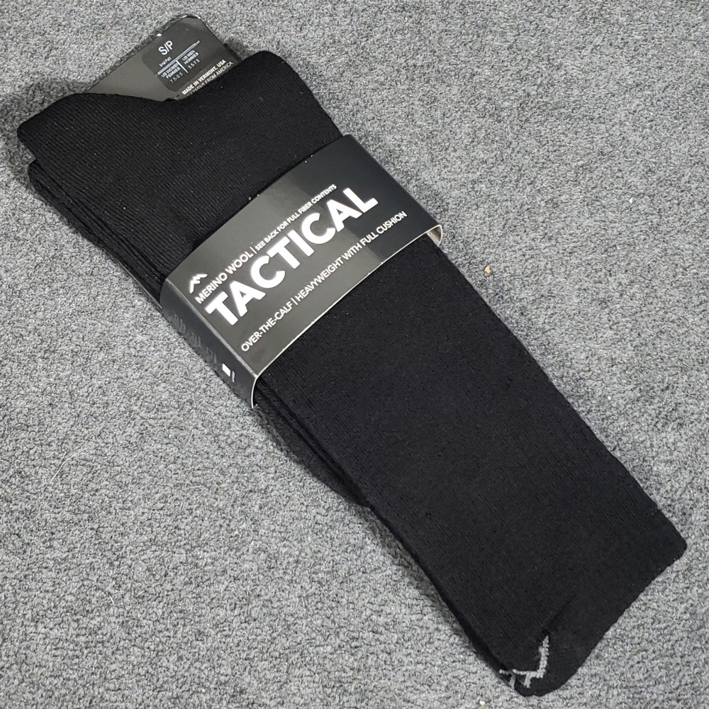 Darn Tough Tactical T450‎ Socks Unisex Small Black Merino Wool OTC Full Cushion